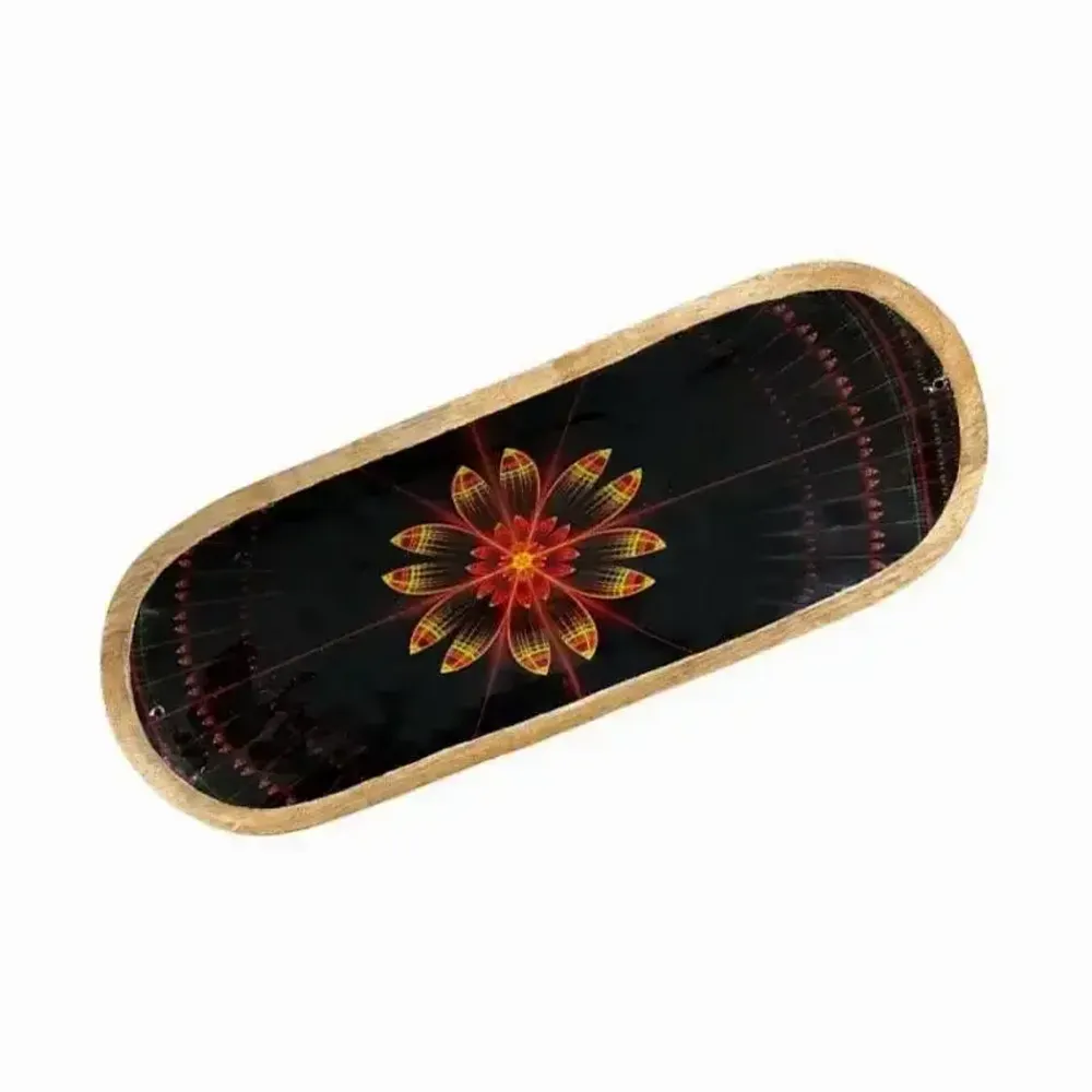 Scents - Mango Meena Work Black Lotus Incense Holder 28cm - ARABESK