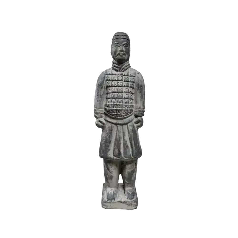 Sculptures, statuettes et miniatures - Statue noire en Terracotta Chevalier 22cm - ARABESK