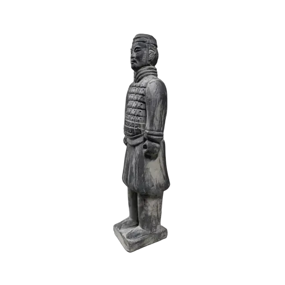 Sculptures, statuettes et miniatures - Statue noire en Terracotta Chevalier 22cm - ARABESK