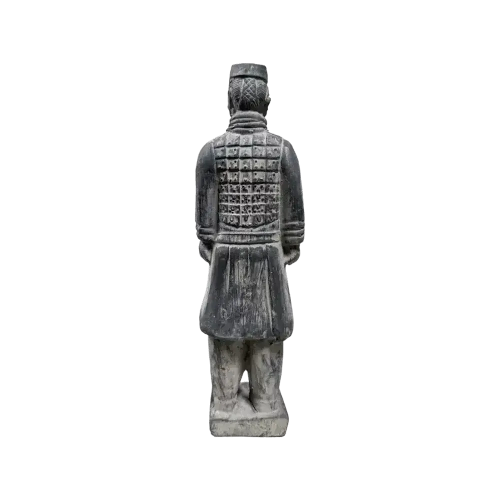 Sculptures, statuettes et miniatures - Statue noire en Terracotta Chevalier 22cm - ARABESK