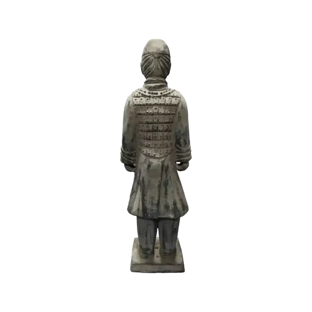 Sculptures, statuettes et miniatures - Statue Noire en Terracotta Chevalier 50cm - ARABESK