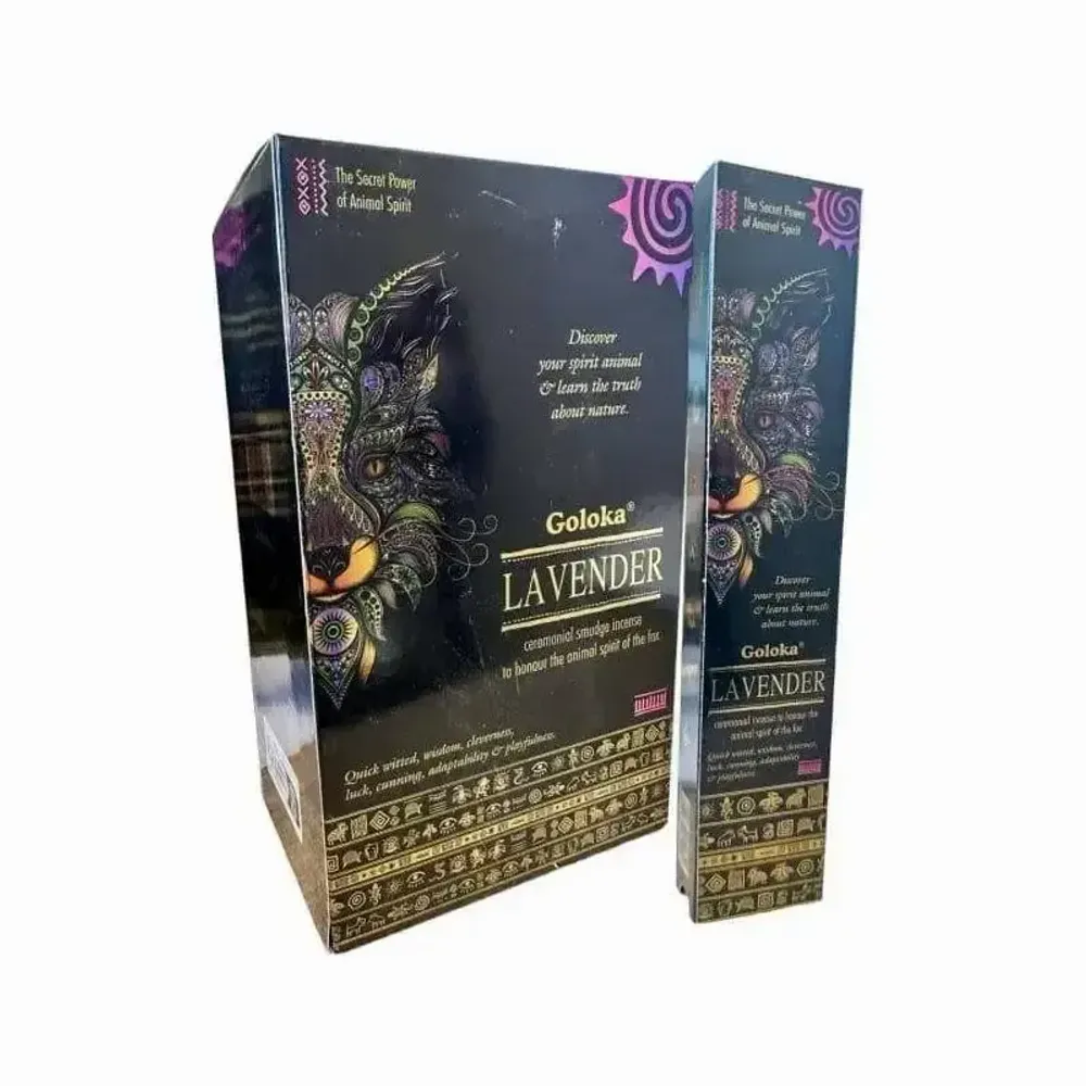 Senteurs - Encens Goloka Smudge Lavande Animal Spirit 8 Batonnets - ARABESK