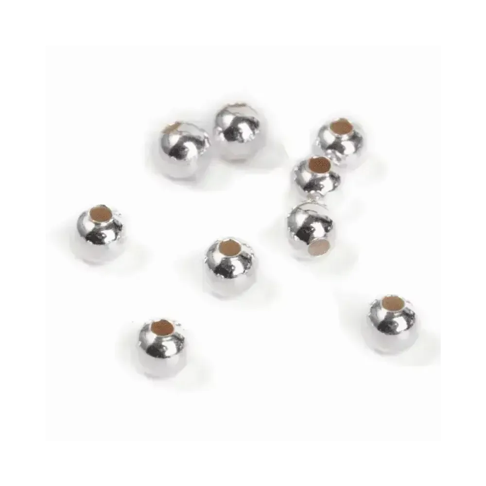 Bijoux - Perles Charms Argent 925 Boules 4mm x 10 - ARABESK