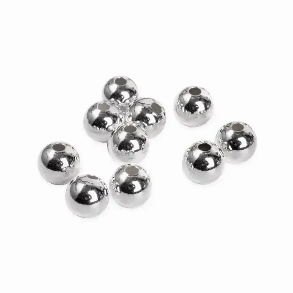 Bijoux - Perles Charms Argent 925 Boules 8mm x 5 - ARABESK