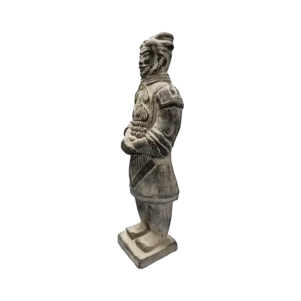 Sculptures, statuettes et miniatures - Statue Noire en Terracotta Général 24cm - ARABESK