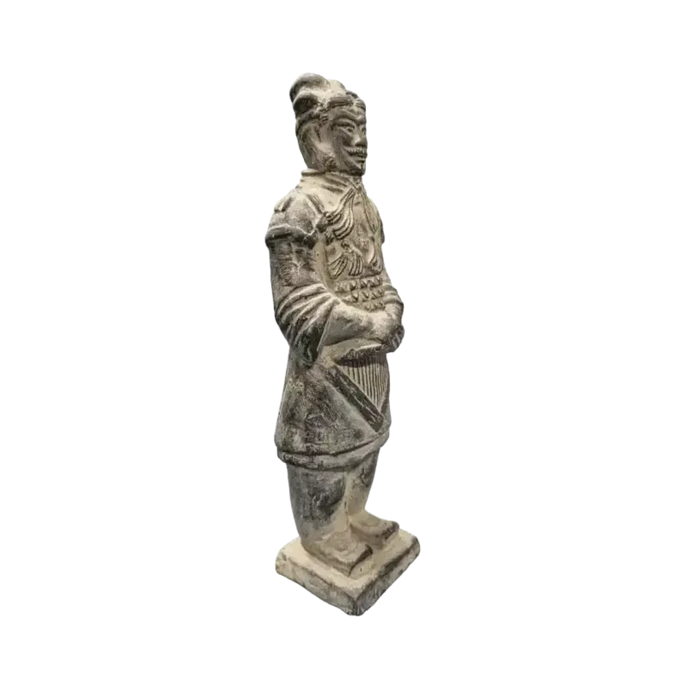 Sculptures, statuettes et miniatures - Statue Noire en Terracotta Général 24cm - ARABESK