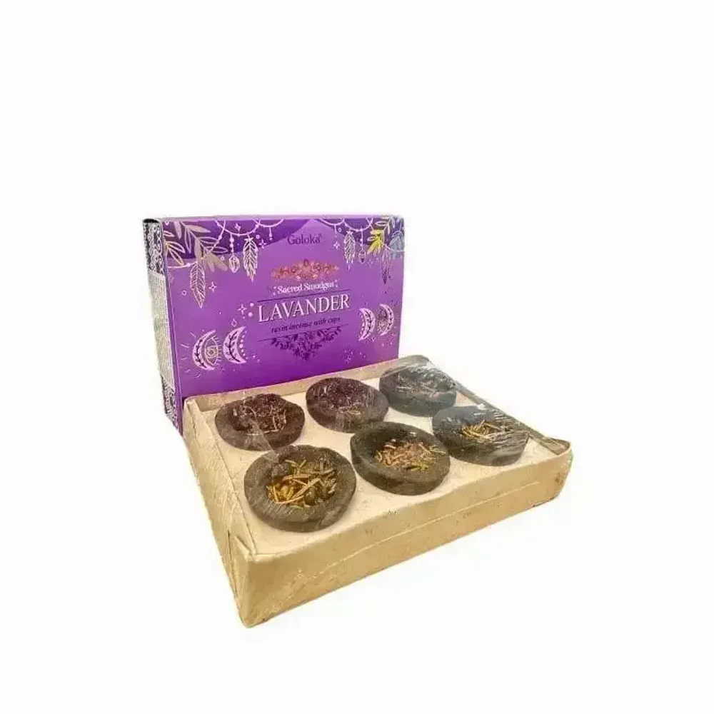 Senteurs - Goloka pastille charbon avec résine Lavande - ARABESK