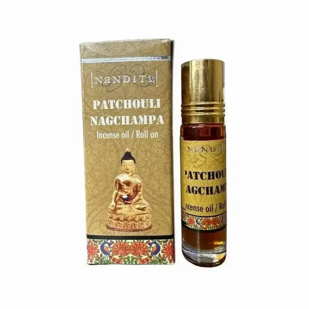 Scents - Nandita Patchouli-Nag Champa Fragrance Oil 8ml - ARABESK