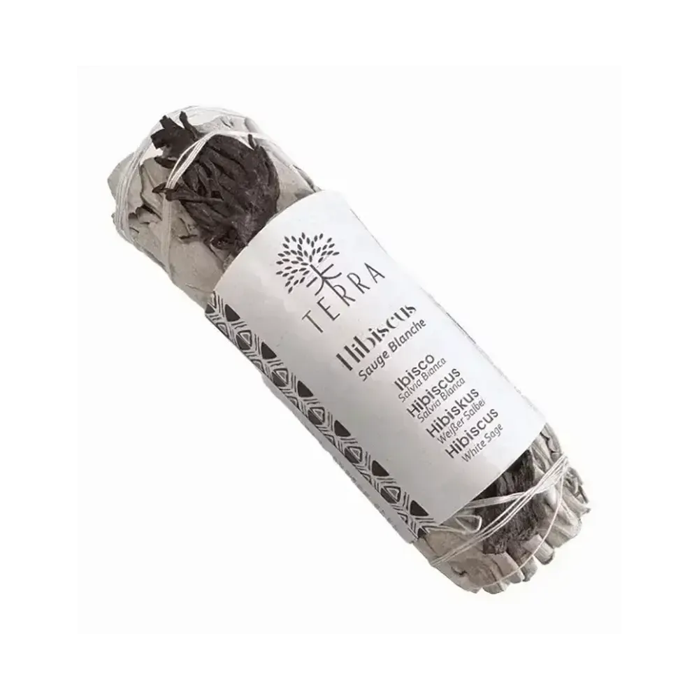 Scents - White Sage and Hibiscus Smudge 25-30gr 10cm - ARABESK
