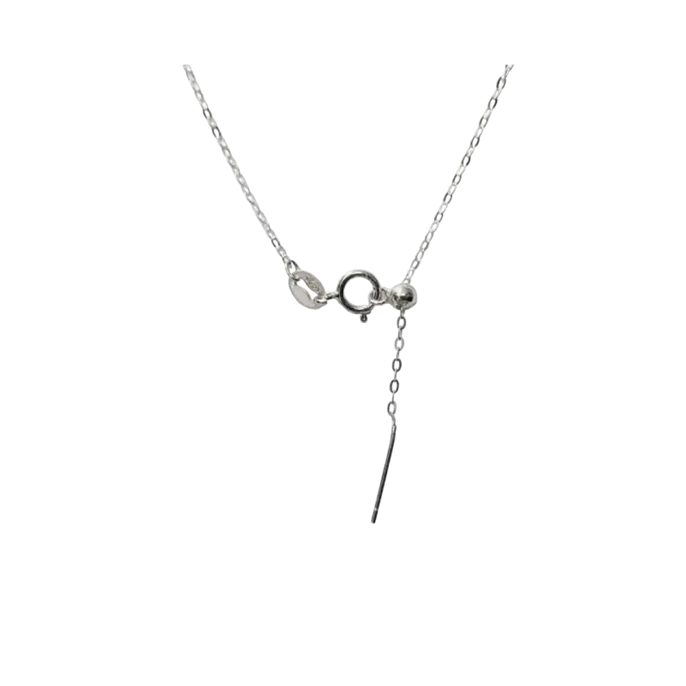 Jewelry - 925 Silver Necklace Rose Quartz A Ball 12mm - ARABESK