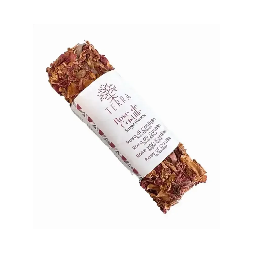 Senteurs - Sauge Blanche & Rose de Castille Fagot 25-30gr 10cm - ARABESK