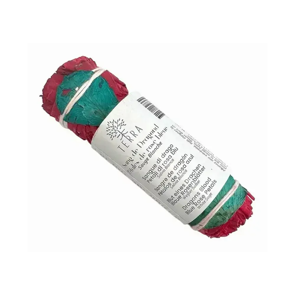 Senteurs - Sauge blanche Sang de Dragon & Pétales de Rose Bleue fagot 25-30g 10cm - ARABESK