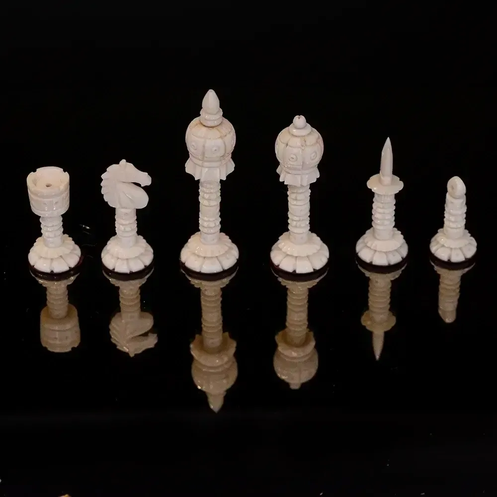 Gifts - Mother of Pearl and Olive Wood Backgammon & Chess Board Set - MAISON ROSHI - LUXURY ENTERTAINMENT CABINETS