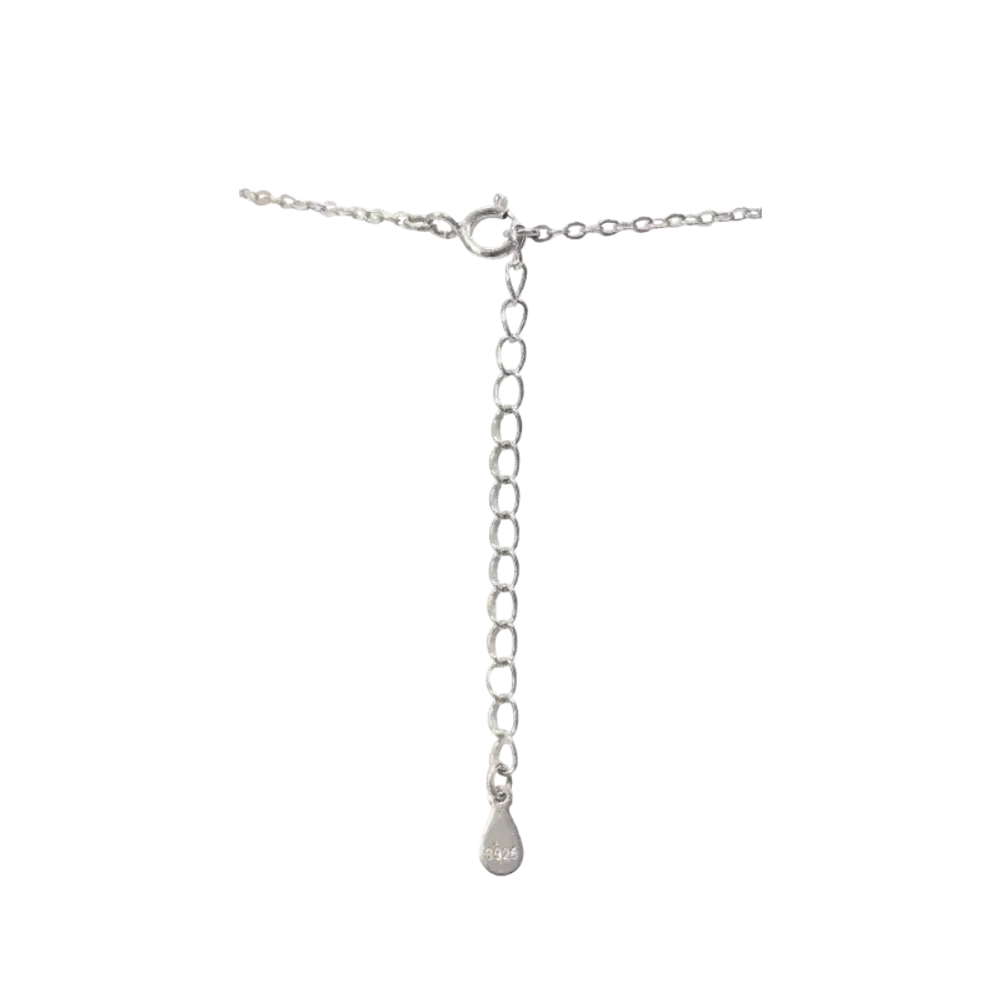 Jewelry - 925 Silver Necklace Faceted Multicolor Tourmaline AA 3mm - ARABESK