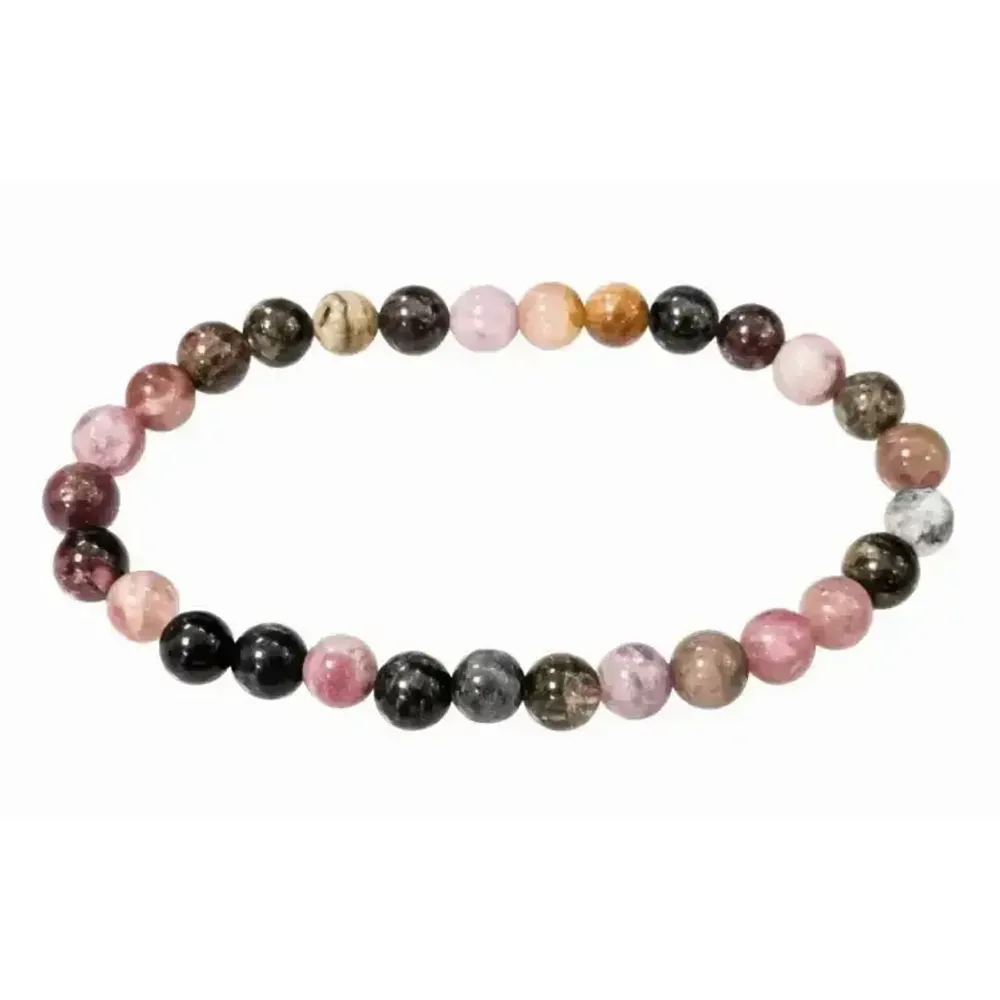 Bracelets - Bracelet tourmaline multicolor AA+ perles 6.5-7.5mm - ARABESK
