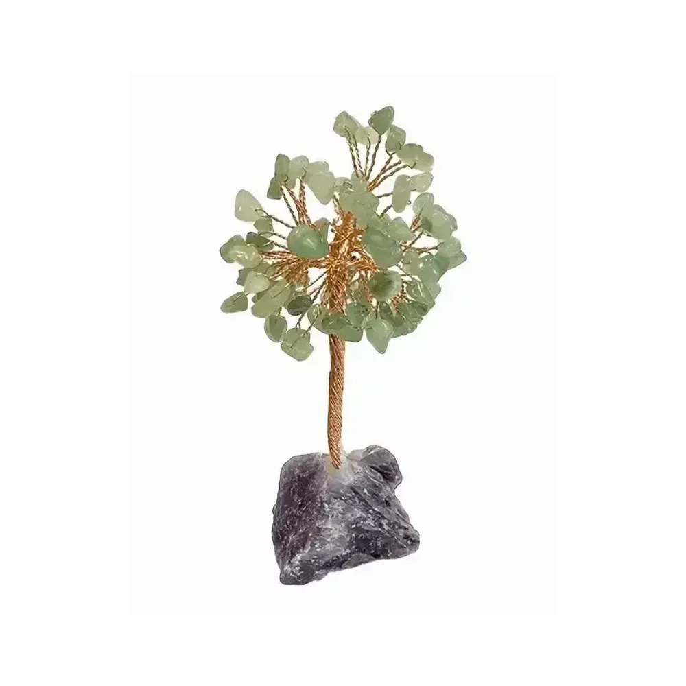 Jewelry - Tree of Life Green Aventurine on Amethyst Druse 12-13cm - ARABESK