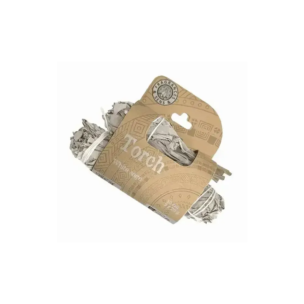 Senteurs - Sauge Blanche Californie Torche sous Blister x3 25-30g 11cm - ARABESK
