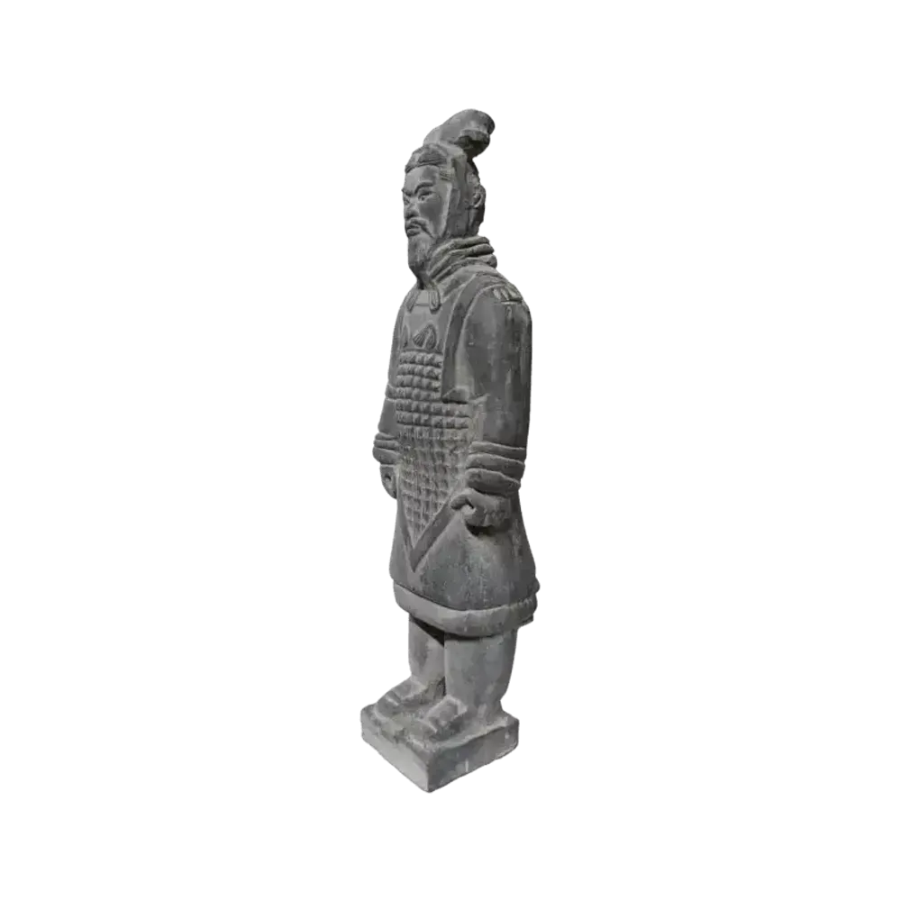 Sculptures, statuettes et miniatures - Statue Noire en Terracotta Général 20cm - ARABESK