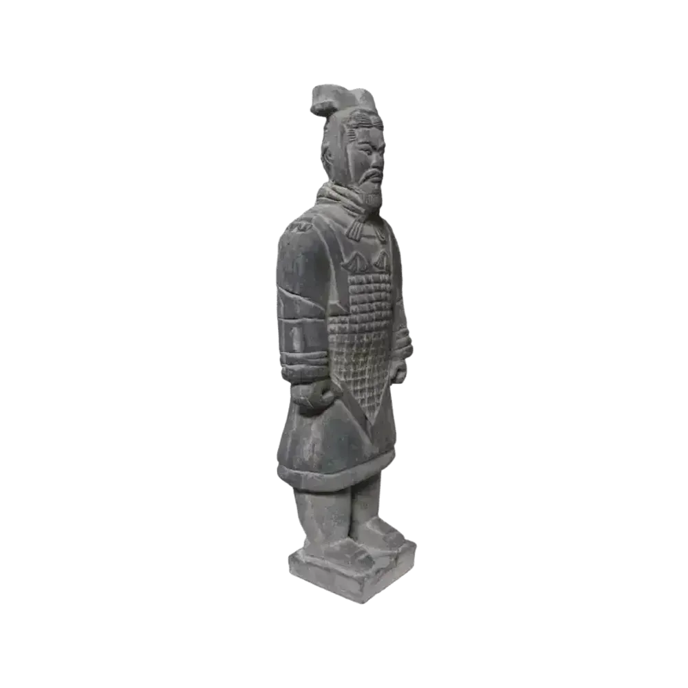 Sculptures, statuettes et miniatures - Statue Noire en Terracotta Général 20cm - ARABESK