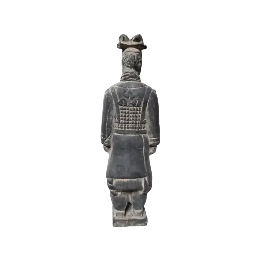 Sculptures, statuettes et miniatures - Statue Noire en Terracotta Général 20cm - ARABESK