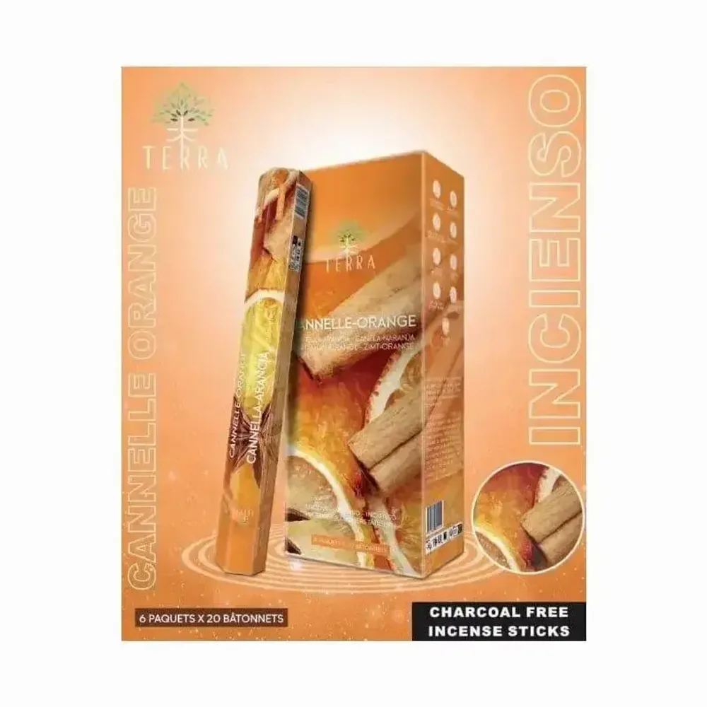 Scents - Terra Cinnamon Orange hexa incense without charcoal 30grs - ARABESK