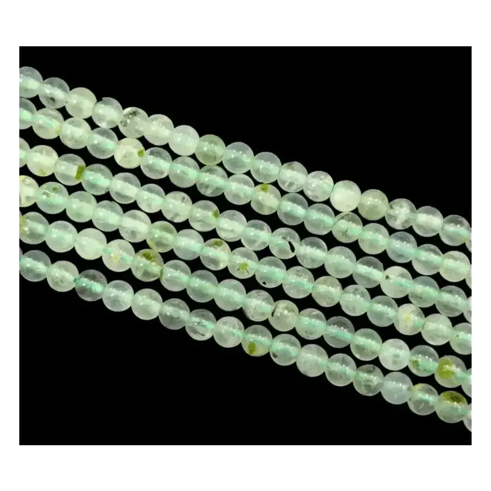 Bijoux - Prehnite A+ perles 4.5mm sur fil 40cm - ARABESK