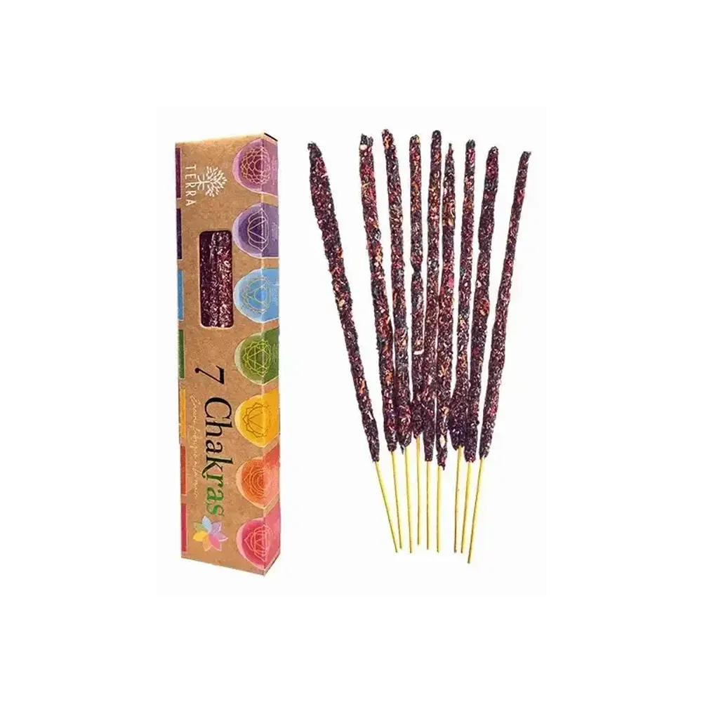 Scents - Terra 7 Chakras Incense Smudge Stick 20g - ARABESK