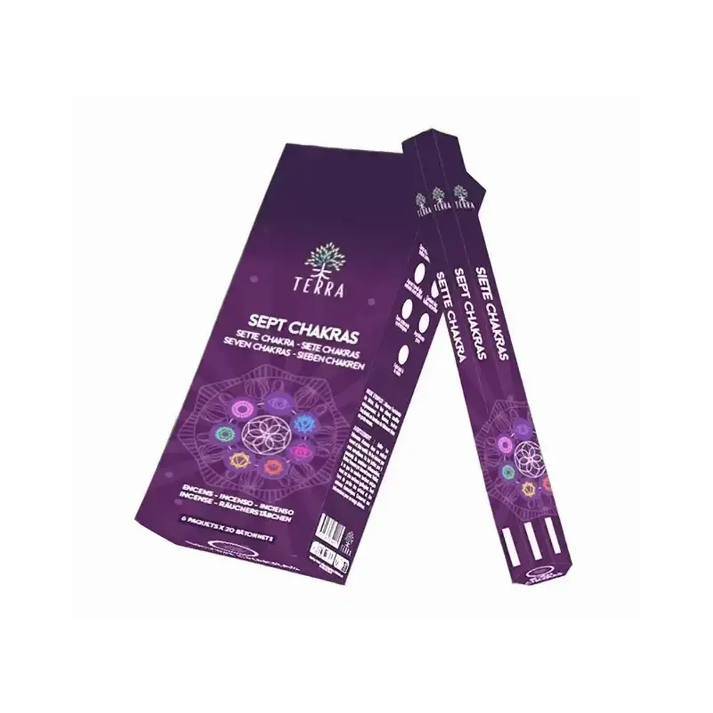 Scents - Terra 7 Chakras hexa incense without charcoal - ARABESK