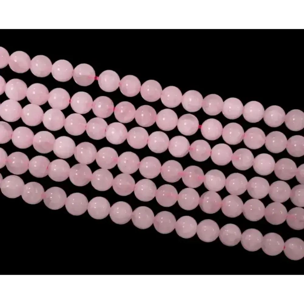 Jewelry - Rose Quartz beads 6mm on 40cm wire - ARABESK