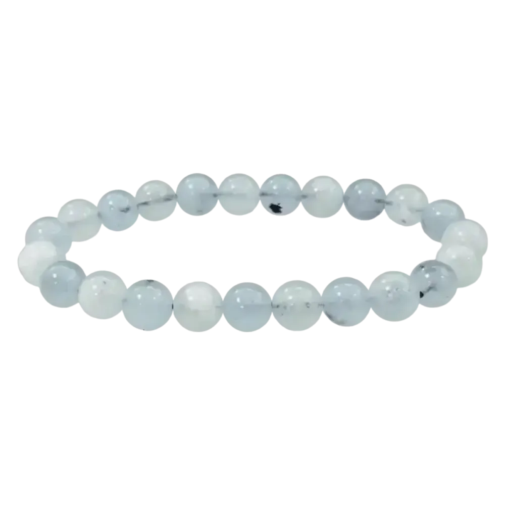 Bracelets - Bracelet Aigue Marine A perles 8-9mm - ARABESK