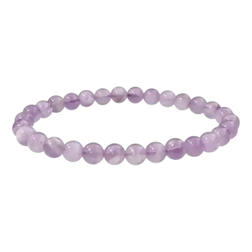 Bracelets - Bracelet Amethyste Lavande A perles 6mm - ARABESK