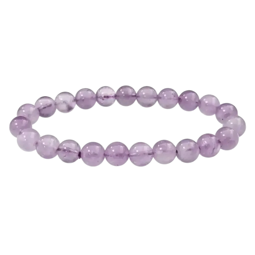 Bracelets - Bracelet Amethyst Lavender A beads 8mm - ARABESK
