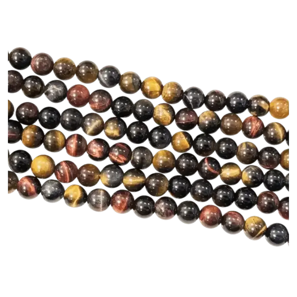 Jewelry - Multicolor Tiger Eye A beads 6mm on 40cm thread - ARABESK