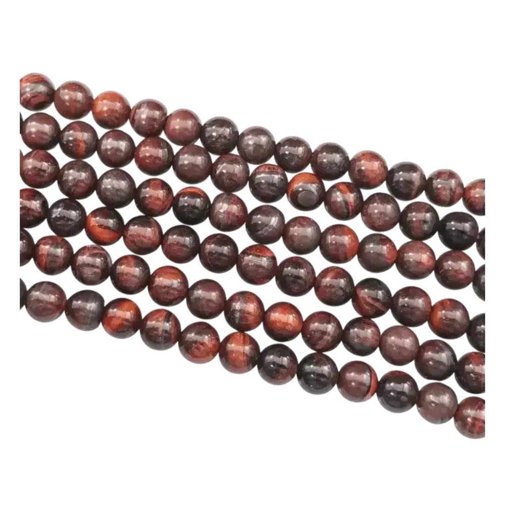 Jewelry - Bull's Eye beads 8mm on 40cm thread - ARABESK