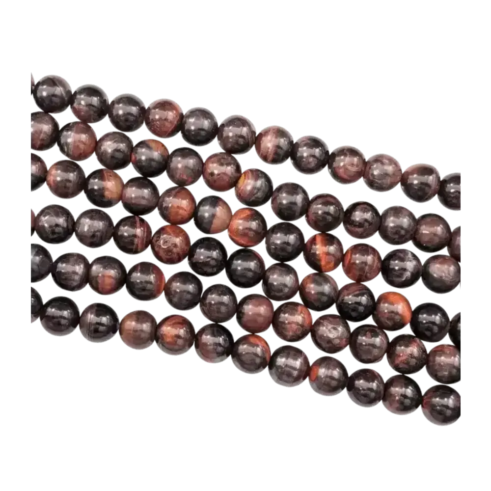 Jewelry - Bull's Eye beads 10mm on 40cm thread - ARABESK