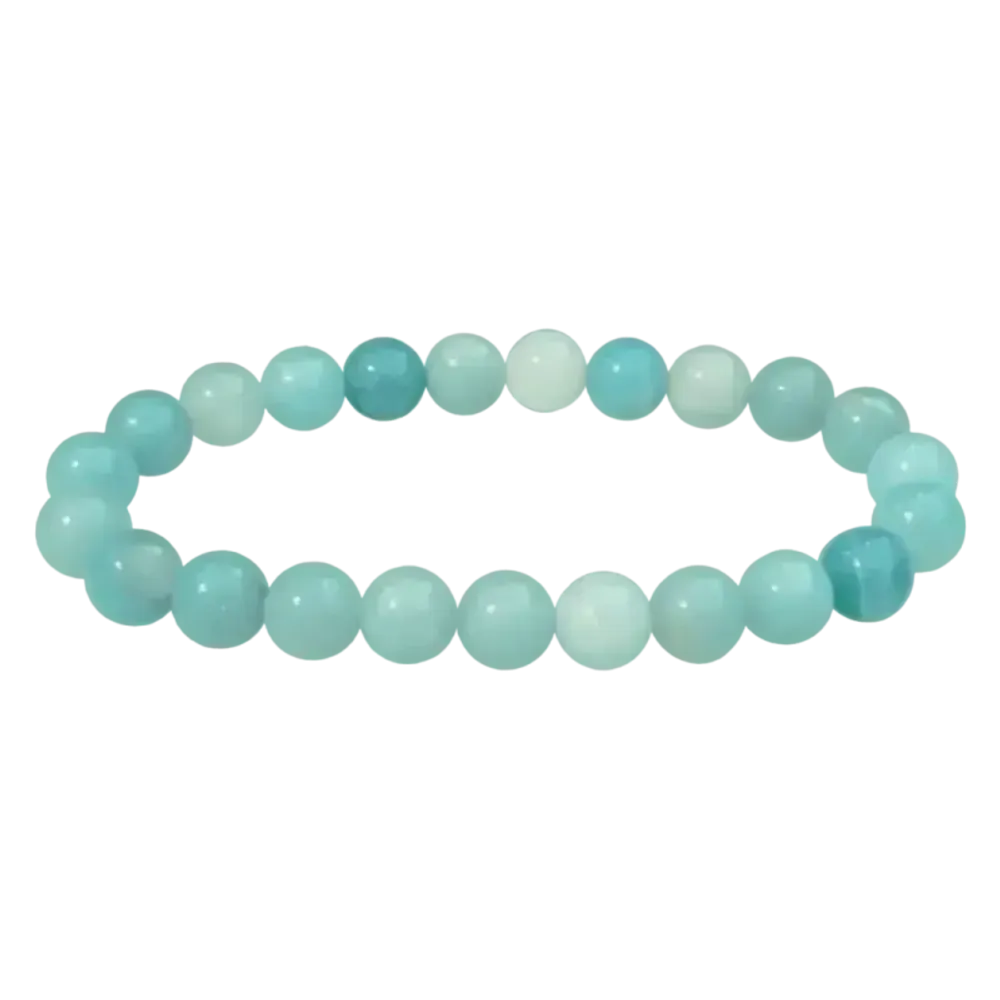 Bracelets - Bracelet Amazonite Brésil A perles 8mm - ARABESK