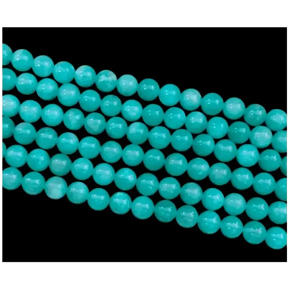 Jewelry - Amazonite USA AA+ 8mm beads on 40cm thread - ARABESK