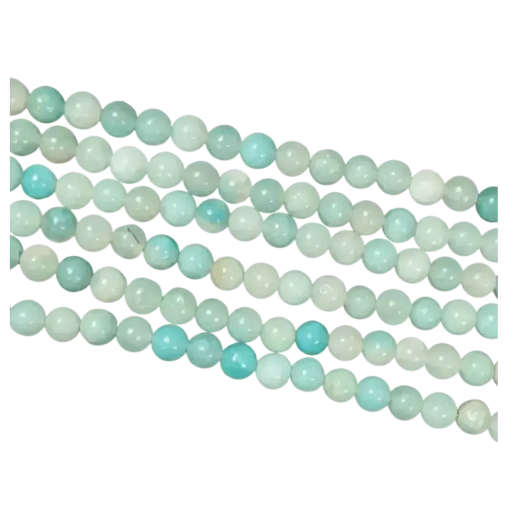 Jewelry - Amazonite Brazil A beads 4mm on 40cm thread - ARABESK
