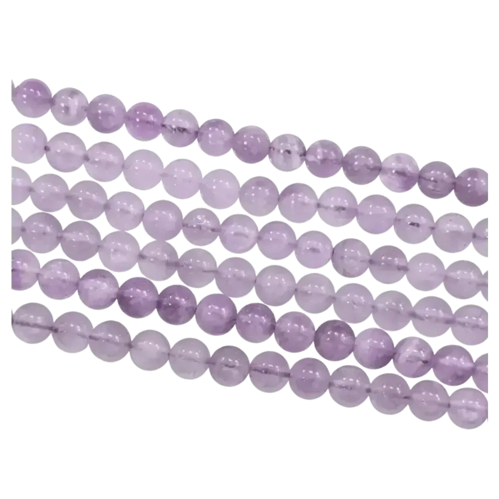 Jewelry - Amethyst Lavender A beads 6mm on 40cm thread - ARABESK