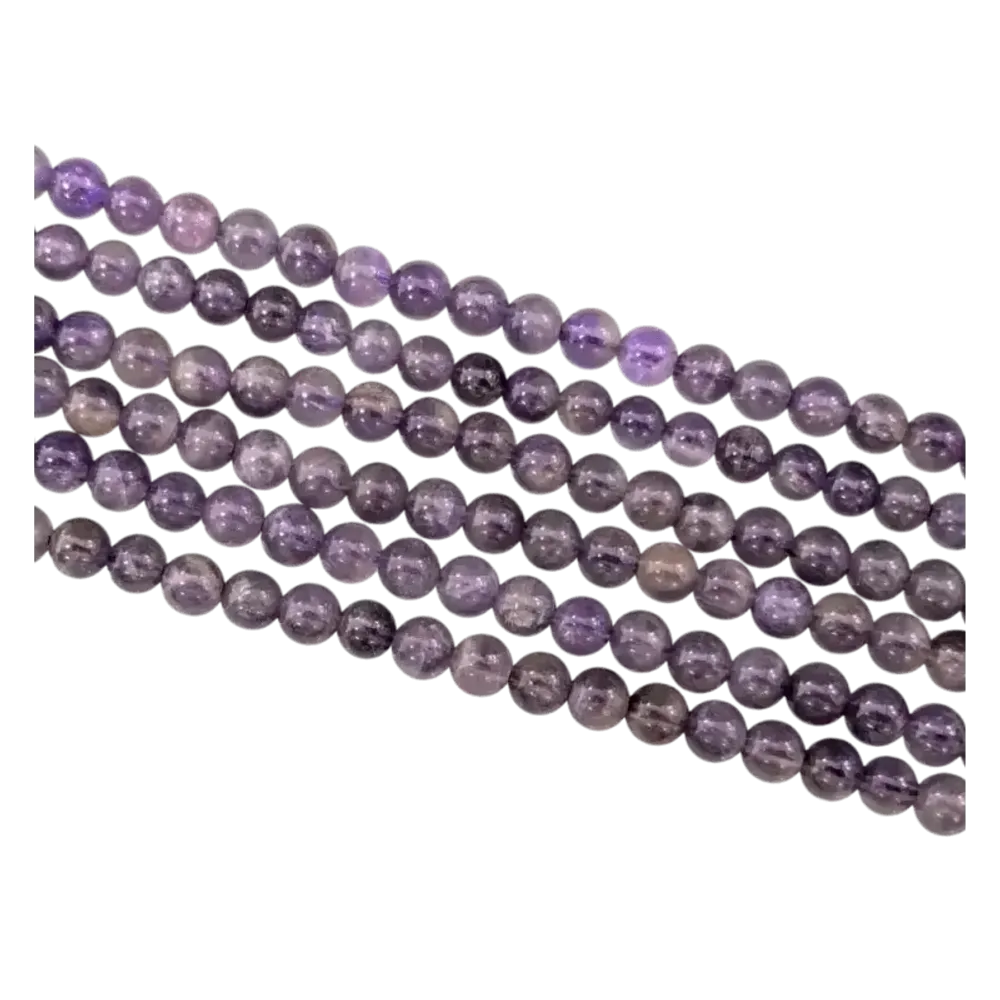 Bijoux - Amethyste perles 4mm sur fil 40cm - ARABESK