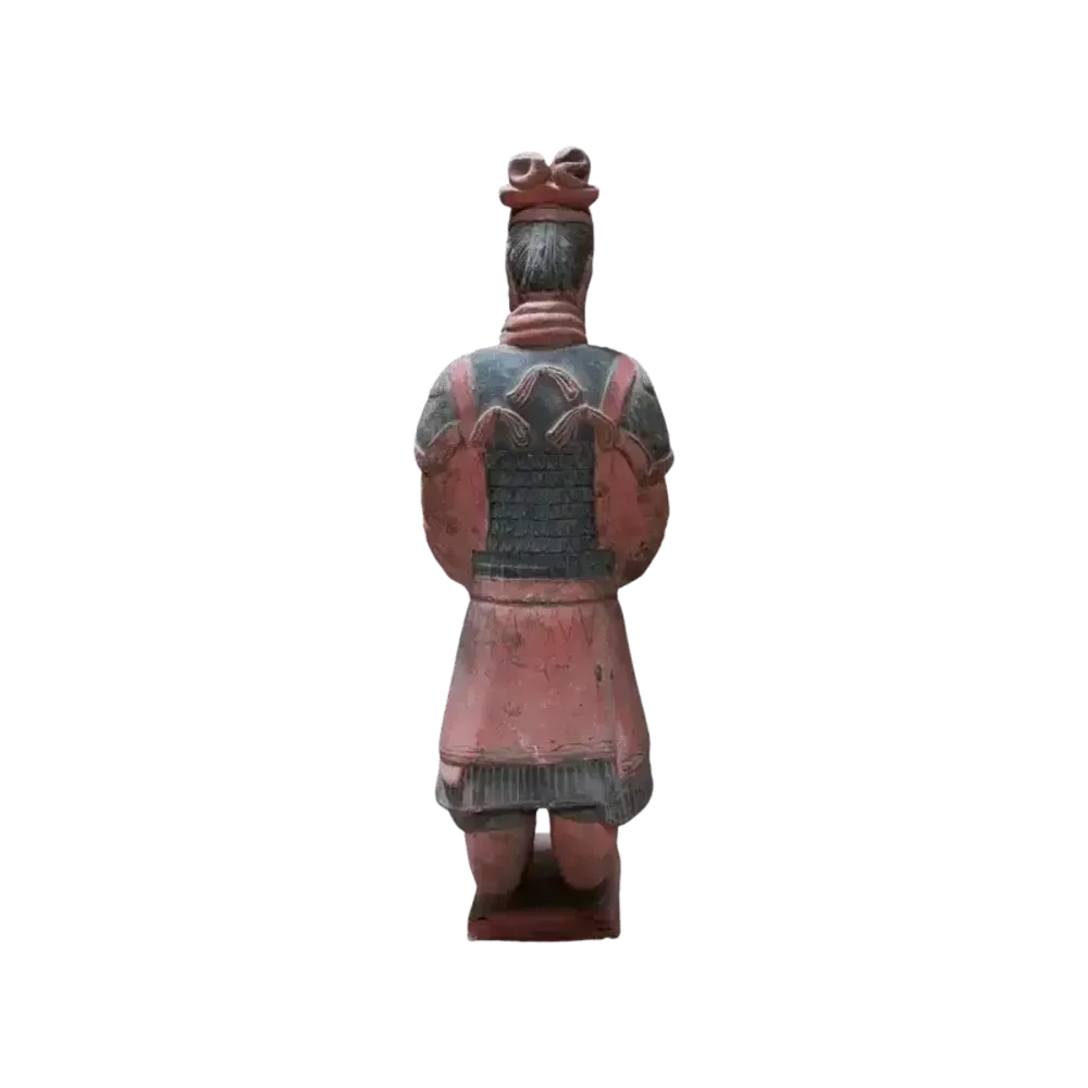 Sculptures, statuettes and miniatures - Antique Terracotta Coloured Statue General 38cm - ARABESK