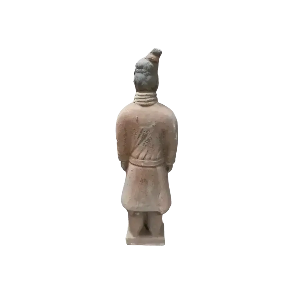 Sculptures, statuettes and miniatures - Antique Terracotta Warrior Colorful Statue 22cm - ARABESK