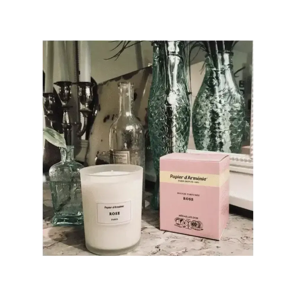 Senteurs - Bougie Papier d'Armenie à la Rose - ARABESK