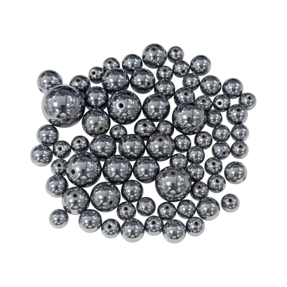 Bijoux - Paquet de Perles Rondes en Terahertz 6mm à 14mm - ARABESK