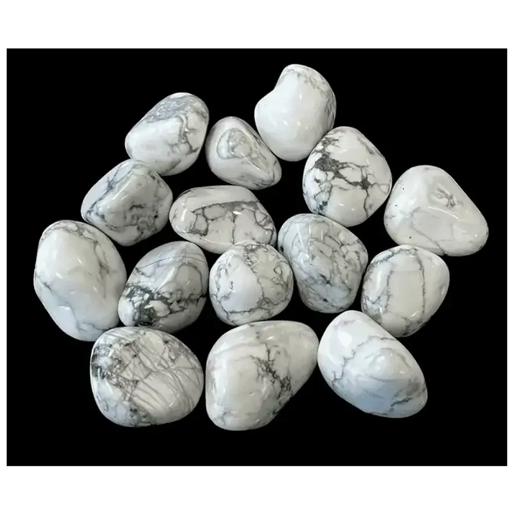 Jewelry - Howlite A tumbled stones 250g - ARABESK