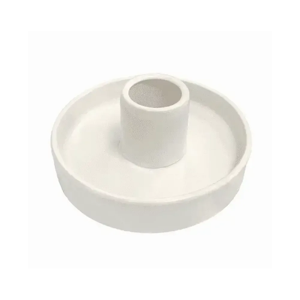 Scents - White Ceramic Incense Holder for Palo Santo 10.50cm - ARABESK