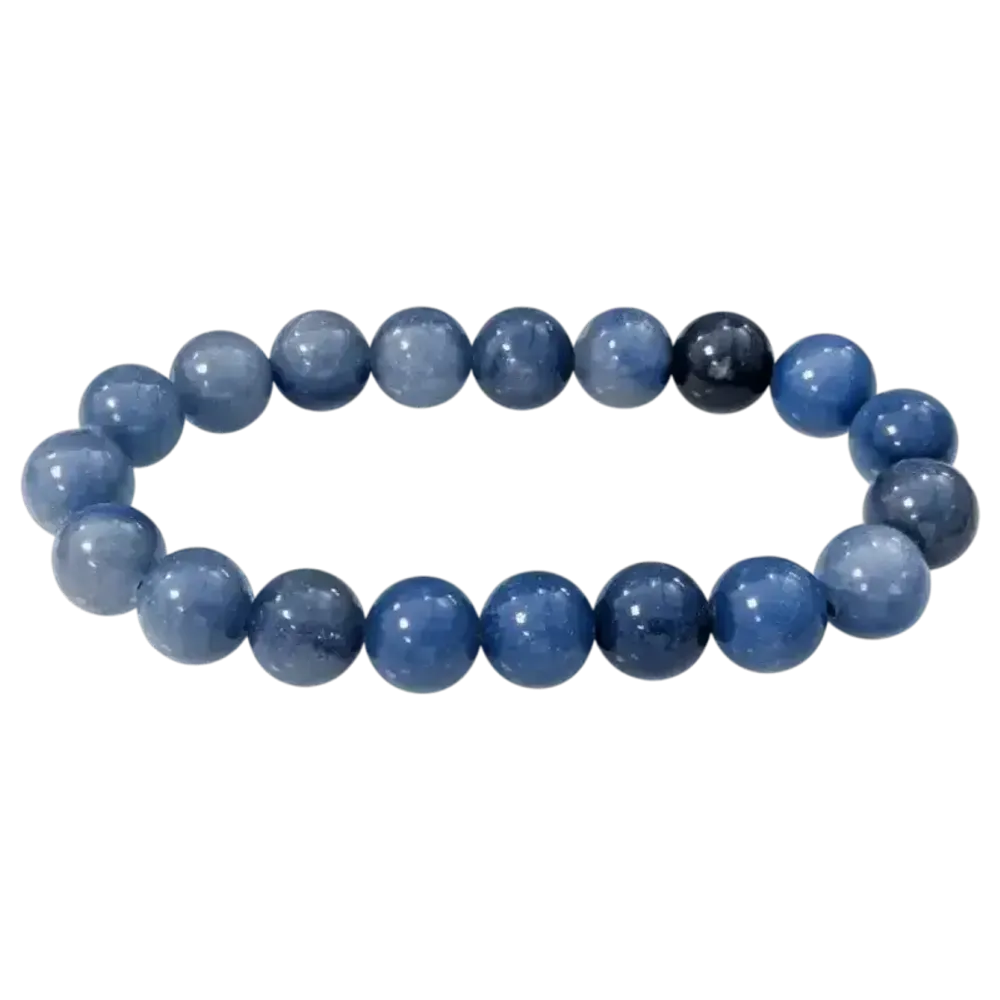 Bracelets - Blue Aventurine Bracelet A beads 10mm - ARABESK
