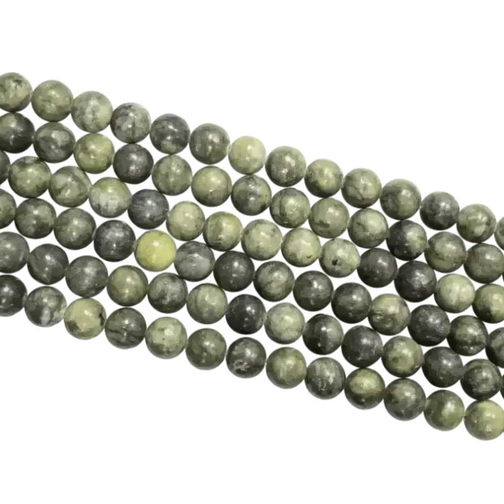Bijoux - Jade Nephrite A perles 10mm sur fil 40cm - ARABESK