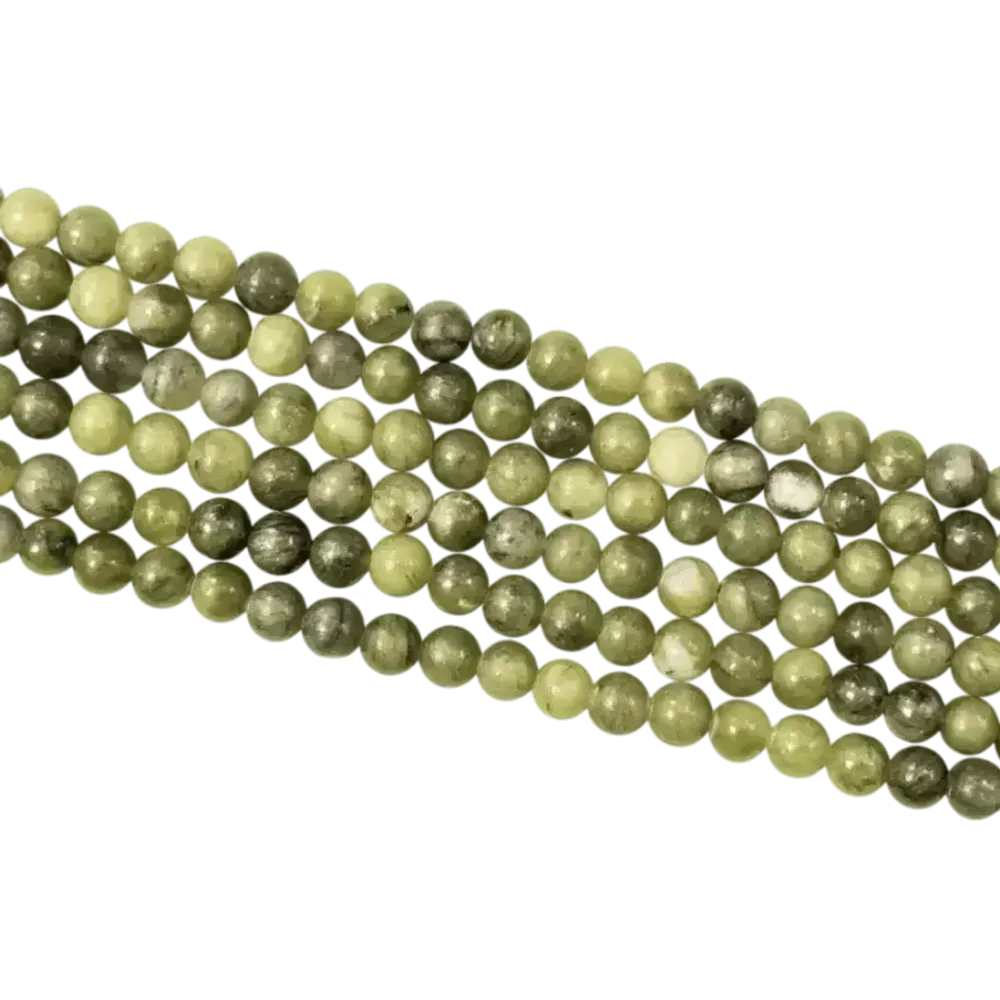 Bijoux - Jade Nephrite A perles 4mm sur fil 40cm - ARABESK