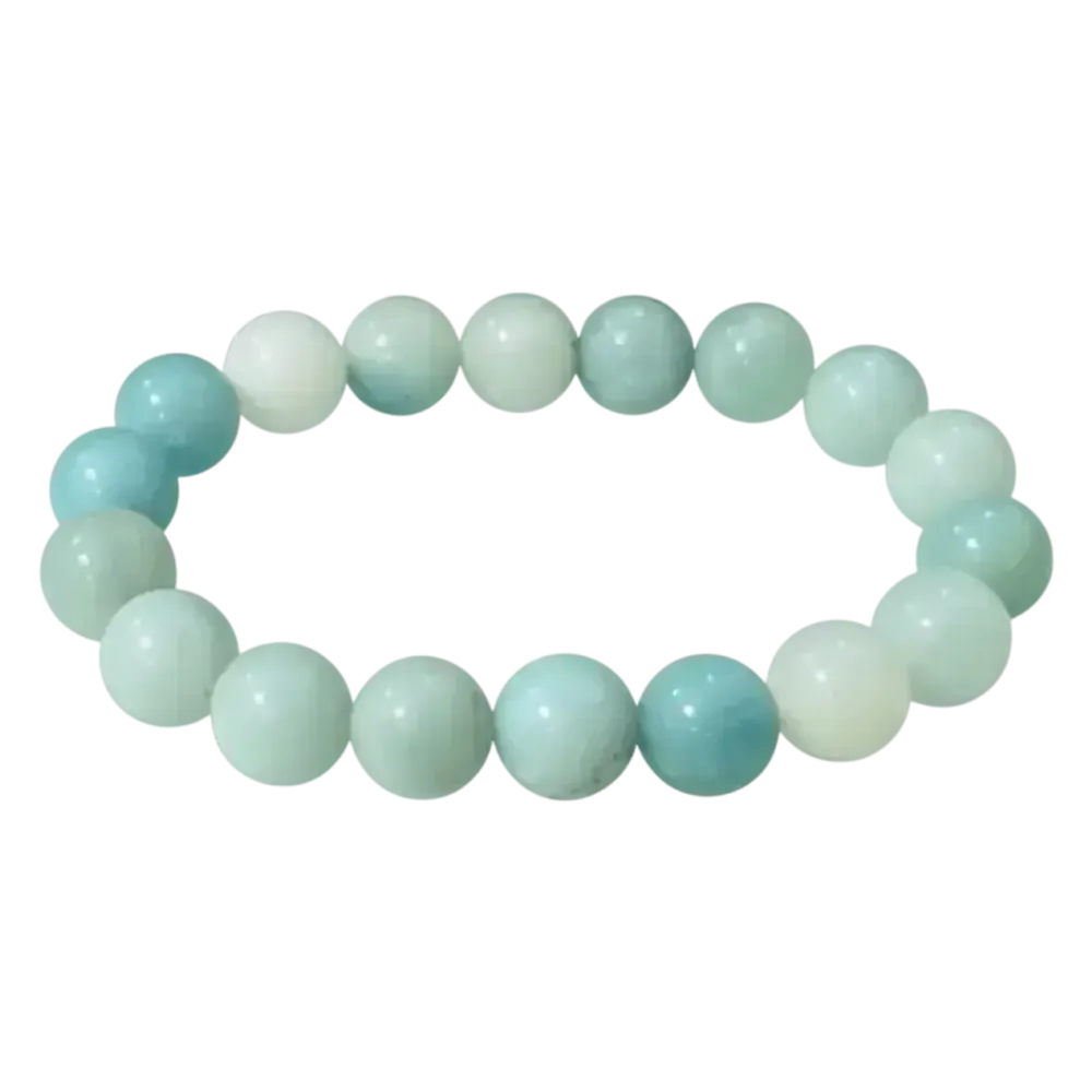 Bracelets - Bracelet Amazonite Brésil A perles 10mm - ARABESK
